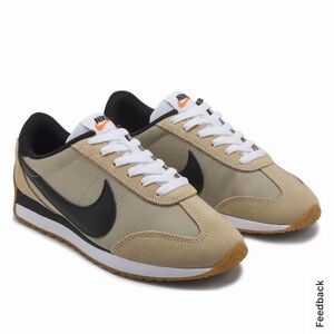 Nike Pacific Runner Sneakers in Tan, Black & White